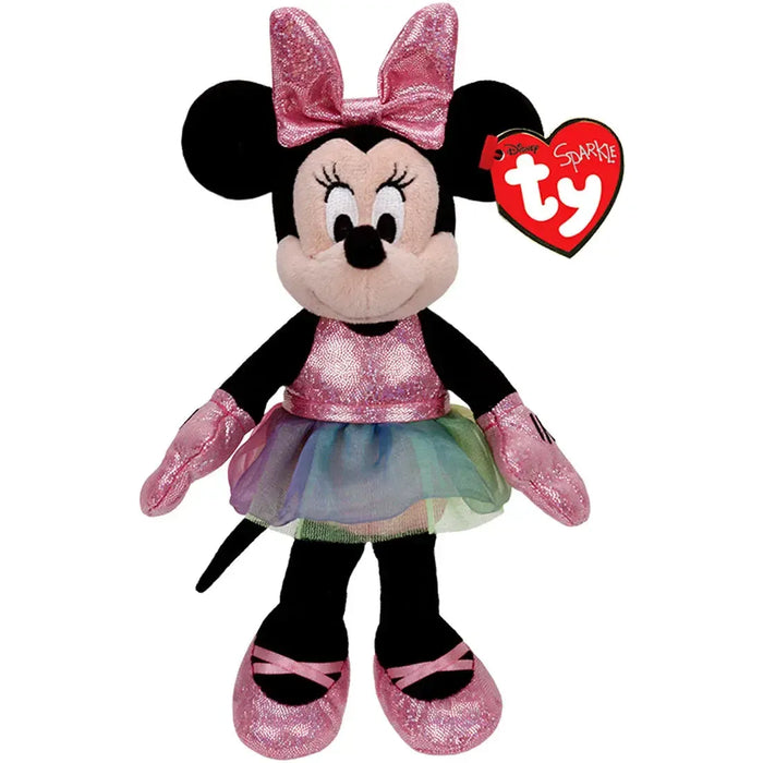 Disney [Mickey Mouse & Friends] - Small Ballerina Sparkle Minnie Mouse Plush (8") - Ty - Sparkle Series