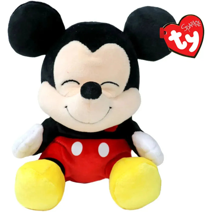 Disney [Mickey Mouse & Friends] - Small Happy Mickey Mouse Plush (7") - TY - Beanie Babies Series