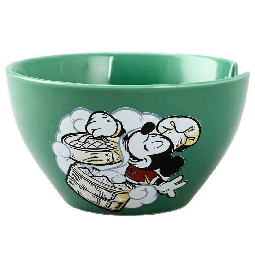 Disney - Mickey Mouse Ramen Bowl with Chopsticks (Ceramic, 20 oz.) - Bioworld