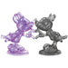 Disney - Minnie & Mickey Kissing Figures 3D Crystal Puzzle (Translucent) - University Games - Bepuzzled Series