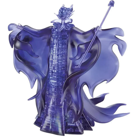 Disney [Sleeping Beauty] - Purple Maleficent Figure 3D Crystal Puzzle (Translucent) - University Games - Bepuzzled Series