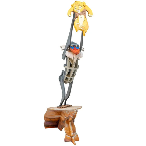 Disney [The Lion King] - Rafiki & Simba 3D Wood Model Kit & Book - Insight Editions - IncrediBuilds Series - (2019) - Image 2