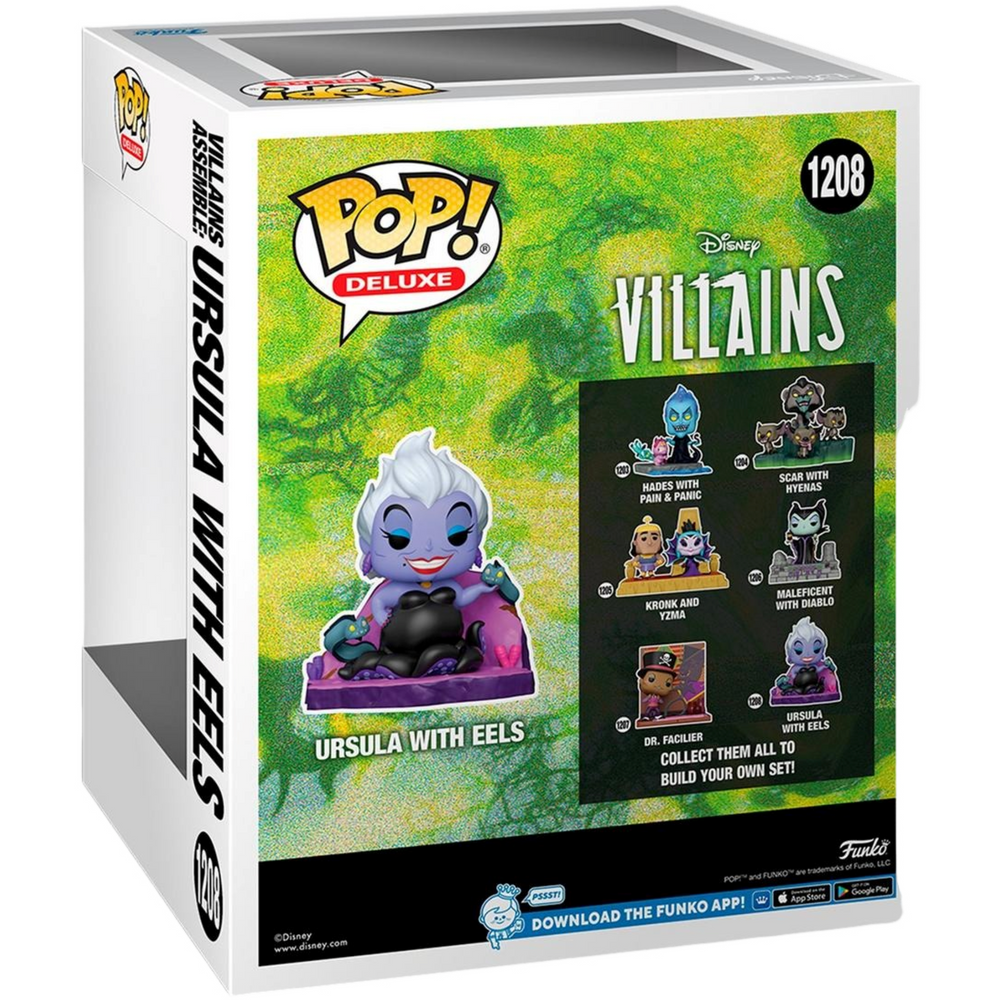 Disney [The Little Mermaid] - Ursula with Eels Figure - Funko - Deluxe Villains Assemble Series (1208)