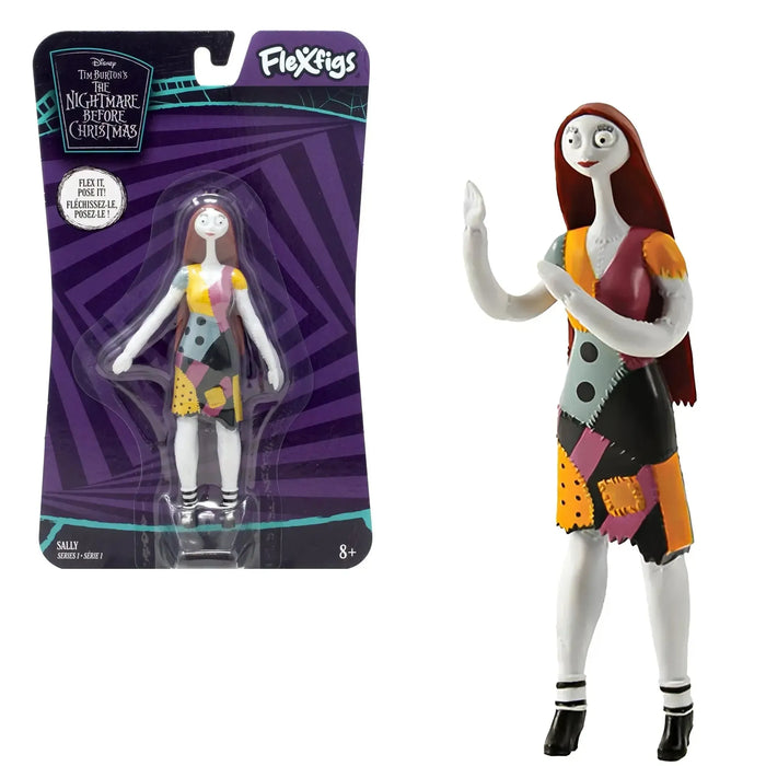 Disney [The Nightmare Before Christmas] - Sally Bendable Action Figure (5") - TCG Toys - Flexfigs Series 1 - (2024)