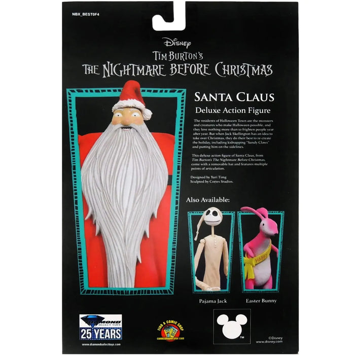 Disney [The Nightmare Before Christmas] - Santa Claus Deluxe Action Figure (7.25") - Diamond Select Toys - (2024)