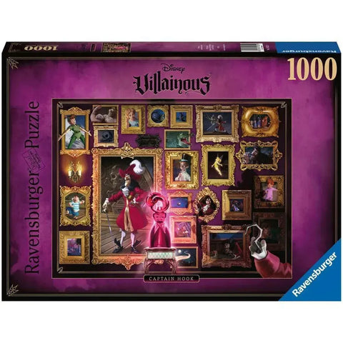 Disney: Villainous [Peter Pan] - Captain Hook Jigsaw Puzzle (1000 Pieces) - Ravensburger