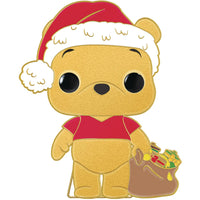 Disney [Winnie the Pooh] - Christmas Winnie the Pooh Pin Badge with Stand (Gl...- Image 2