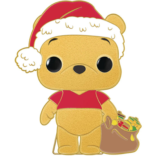 Disney [Winnie the Pooh] - Christmas Winnie the Pooh Pin Badge with Stand (Glows in the Dark, Enamel) - Funko - Pop! Pin Series (24)