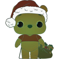 Disney [Winnie the Pooh] - Christmas Winnie the Pooh Pin Badge with Stand (Gl...- Image 3