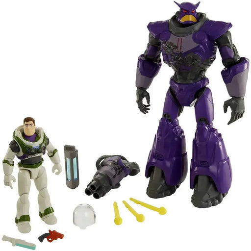 Disney x Pixar [Lightyear] - Buzz Lightyear vs Zurg Action Figure Clash Pack - Mattel - Crystal Grade Series