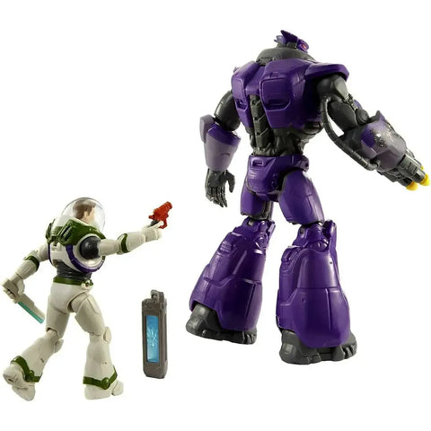 Disney x Pixar [Lightyear] - Buzz Lightyear vs Zurg Action Figure Clash Pack - Mattel - Crystal Grade Series