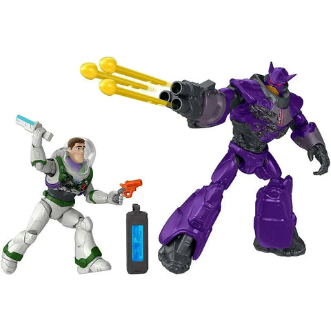 Disney x Pixar [Lightyear] - Buzz Lightyear vs Zurg Action Figure Clash Pack - Mattel - Crystal Grade Series