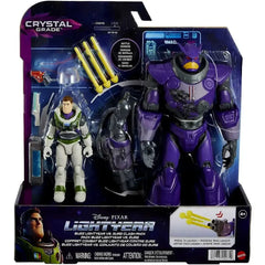 Disney x Pixar [Lightyear] - Buzz Lightyear vs Zurg Action Figure Clash Pack - Mattel - Crystal Grade Series