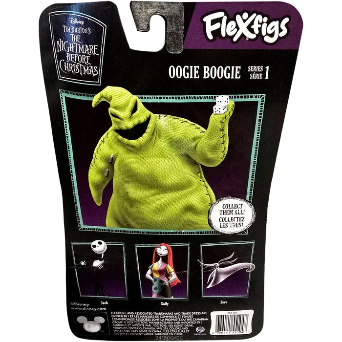 Disney [The Nightmare Before Christmas] - Oogie Boogie Action Figure (5.5") - TCG Toys - Flexfigs Series 1 - (2024)