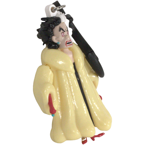 Disney Villains - Cruella de Vil Chibi in Motion Dangler Clip-On Keychain (3