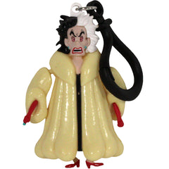 Disney Villains - Cruella de Vil Chibi in Motion Dangler Clip-On Keychain (3") - Bullsitoy - (2024)