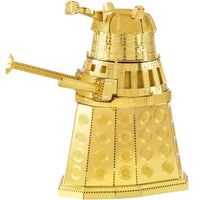 Doctor Who - Gold Dalek Figure Model Kit (Steel, Moderate Difficulty) - Fascinations - Metal Earth Series