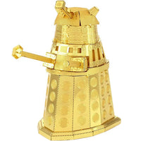 Doctor Who - Gold Dalek Figure Model Kit (Steel, Moderate Difficulty) - Fascinations - Metal Earth Series