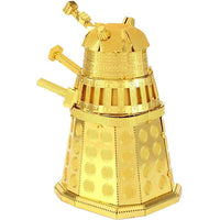 Doctor Who - Gold Dalek Figure Model Kit (Steel, Moderate Difficulty) - Fascinations - Metal Earth Series