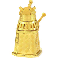 Doctor Who - Gold Dalek Figure Model Kit (Steel, Moderate Difficulty) - Fascinations - Metal Earth Series