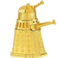 Doctor Who - Gold Dalek Figure Model Kit (Steel, Moderate Difficulty) - Fascinations - Metal Earth Series
