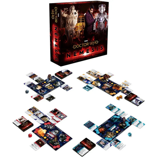Doctor Who: Nemesis - Area Control Sci-Fi Board Game for Family, and Adults (2-4 Players, Ages 14+) - Gale Force Nine