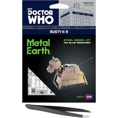 Doctor Who - Rusty K-9 Figure Model Kit (Steel, Easy Difficulty) - Fascinations - Metal Earth Series