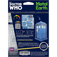 Doctor Who - Tardis Figure Model Kit (Steel, Moderate Difficulty) - Fascinations - Metal Earth Series