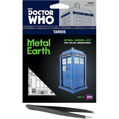 Doctor Who - Tardis Figure Model Kit (Steel, Moderate Difficulty) - Fascinations - Metal Earth Series