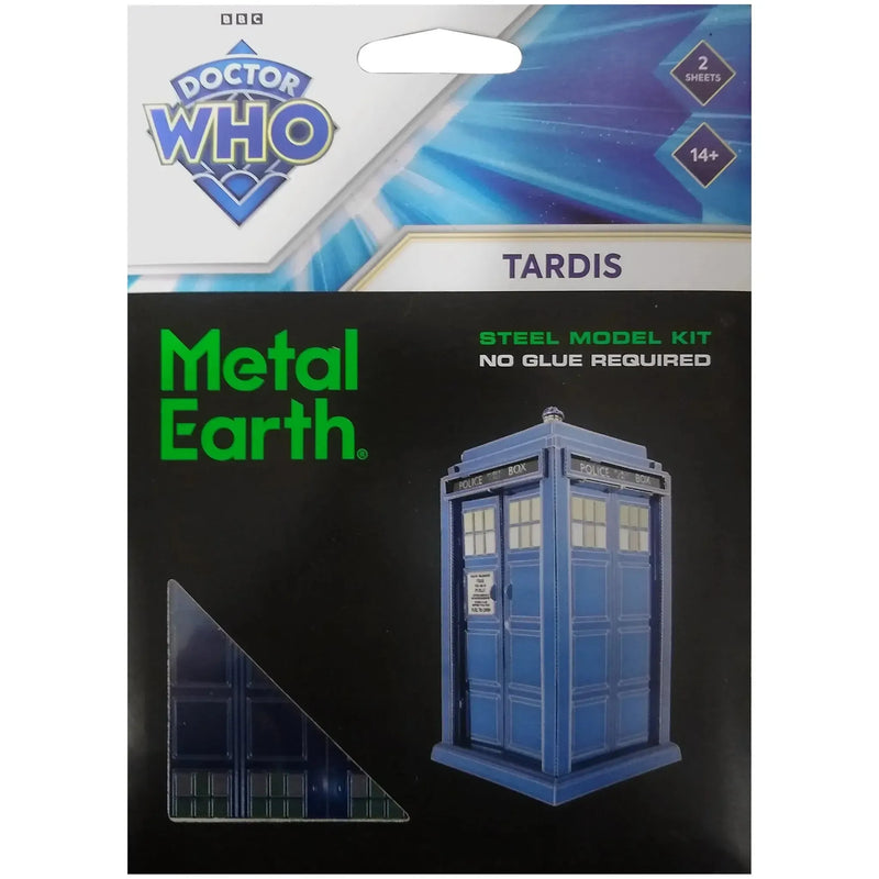 Doctor Who - Tardis Figure Model Kit (Steel, Moderate Difficulty) - Fascinations - Metal Earth Series