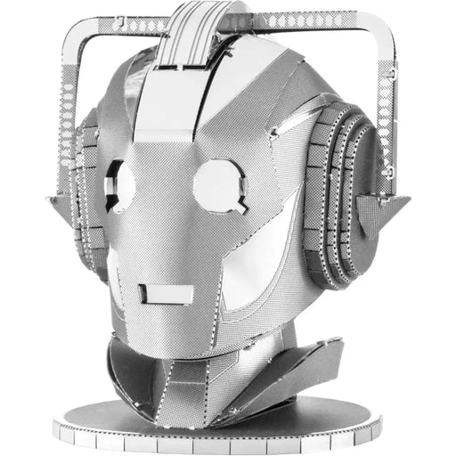 Doctor Who - Unpainted Cyberman Head Figure Model Kit (Steel, Moderate Difficulty) - Fascinations - Metal Earth Series