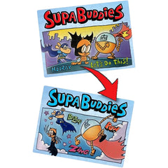 Dog Man - Supa Buddies Lenticular Jigsaw Puzzle (100 Pieces) - University Games