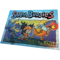 Dog Man - Supa Buddies Lenticular Jigsaw Puzzle (100 Pieces) - University Games- Image 4