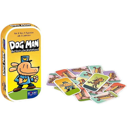 Dog Man: The Hot Dog Card Game - Competitive Cartoon Card Game for Family and Children (2-4 Players, Age 5+) - University Games