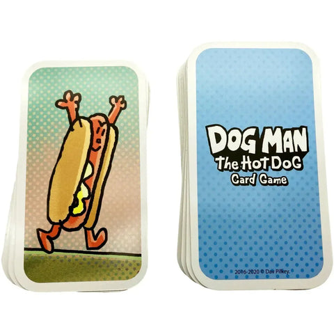 Dog Man: The Hot Dog Card Game - Competitive Cartoon Card Game for Family and Children (2-4 Players, Age 5+) - University Games