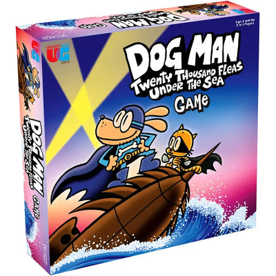 Dog Man: Twenty Thousand Fleas Under the Sea Game - Cooperative Anime Board Game for Family, Adults, and Children (2-4 Players, Age 6+) - University Games