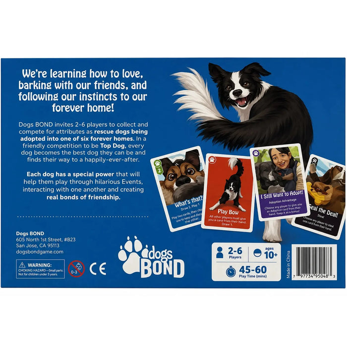 Dogs BOND - Competitive Animal Board Game for Family and Adults (2-6 Players, Ages 10+) - Dogs Bo...