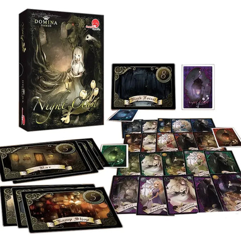 Domina Games Series 2 Collection: Limited Edition Anthology Box Set [Latria, Night Clan, Margot La fée] - Role-Playing Anime Card Games For Family and Adults (1-5 Players, Ages 8+) - Japanime Games