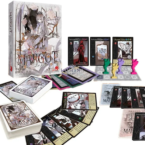 Domina Games Series 2 Collection: Limited Edition Anthology Box Set [Latria, Night Clan, Margot La fée] - Role-Playing Anime Card Games For Family and Adults (1-5 Players, Ages 8+) - Japanime Games