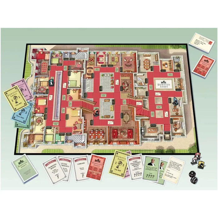 Downton Abbey - Fast-Moving Board Game for Family, Adults, and Children (2-6 Players, Ages 8+) - EVEREST TOYS