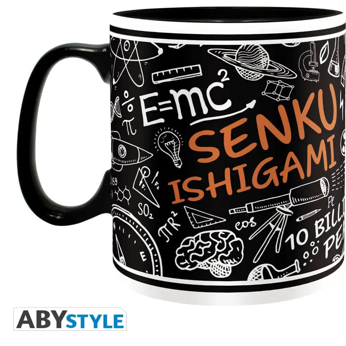 Dr Stone - Senku Ishigami Pattern Mug (Ceramic, 16 oz.) - ABYstyle