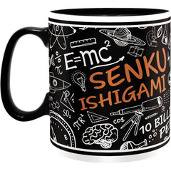 Dr Stone - Senku Ishigami Pattern Mug (Ceramic, 16 oz.) - ABYstyle