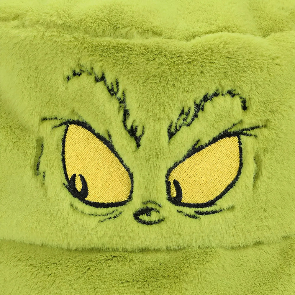 Dr. Seuss: The Grinch - Fuzzy Faux Fur Bucket Hat - Bioworld