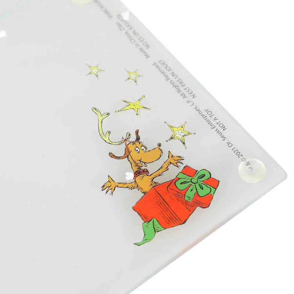 Dr. Seuss: The Grinch - Stacking Glass Coaster Set - Bioworld