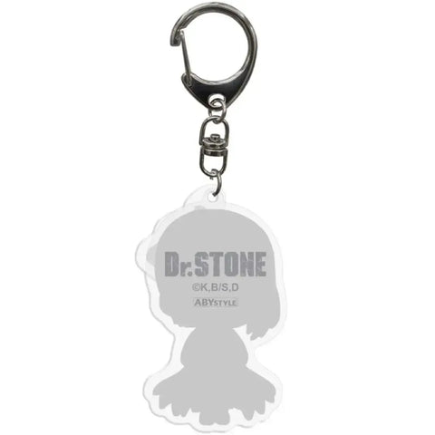 Dr. Stone - Chibi Gen Keychain with Cola Charm (Acrylic) - ABYstyle