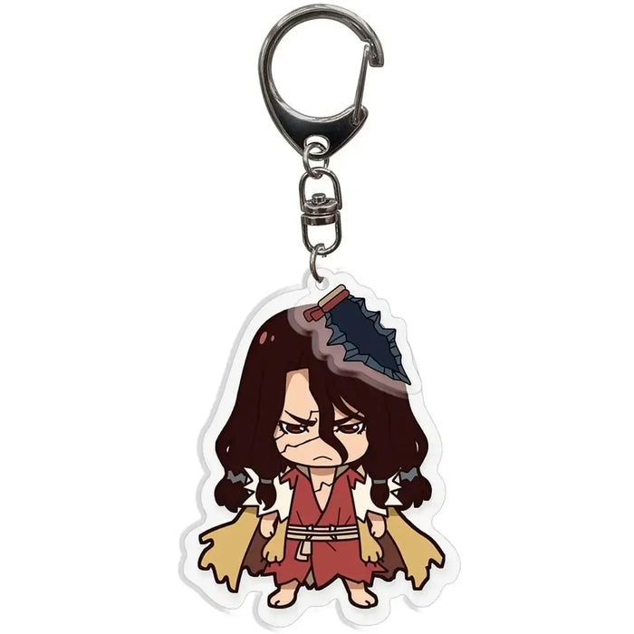 Dr. Stone - Chibi Tsukasa Shishio Keychain with Dagger Charm (Acrylic) - ABYstyle