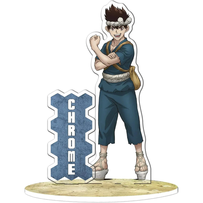 Dr. Stone - Chrome Standee Figure (4.25" Acrylic) - ABYstyle - Acryl Series