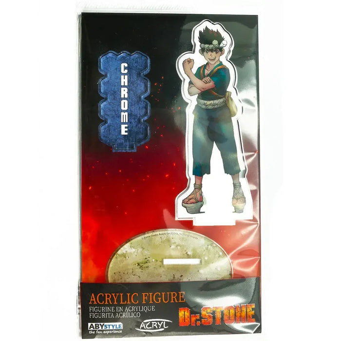 Dr. Stone - Chrome Standee Figure (4.25" Acrylic) - ABYstyle - Acryl Series