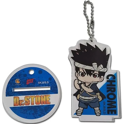 Dr. Stone - Chrome Standee Figure Keychain (2.75