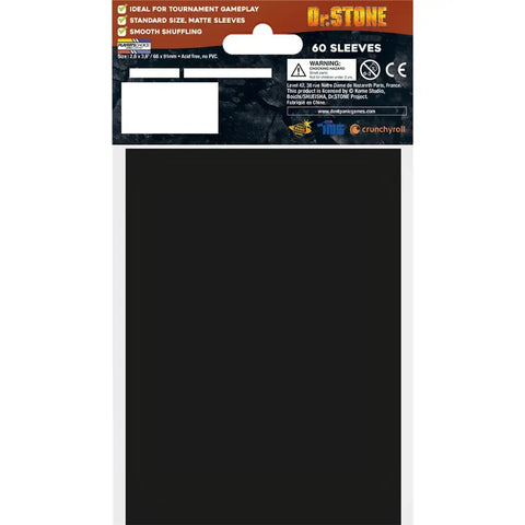 Dr. Stone - Fight Team Art Protective Card Sleeves (60 Count, Standard Size) - Japanime Games - Player's Choice Game Accessories Series